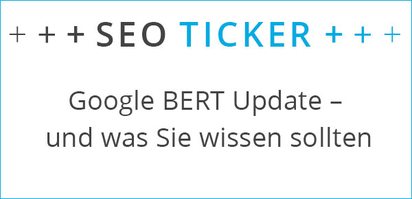 SEO Ticker Bert Update