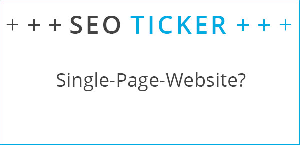 Single-Page-Website vs. klassische Website